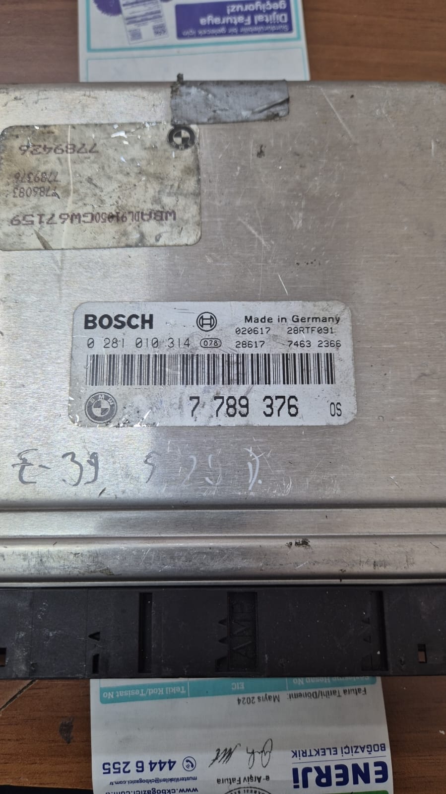  BMW E39 MOTOR BEYNİ 0281010314EDC 15C4-8.30